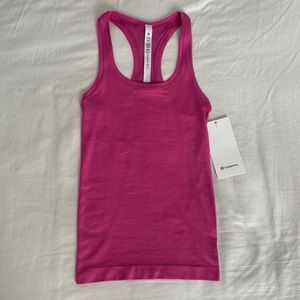 Lululemon Sonic Pink Swiftly Tech Racerback 2.0 Tank Top NWT size 0
